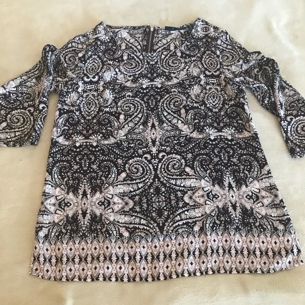Cynthia Rowley Paisley Tunic Blouse - Size S - Picture 5 of 11